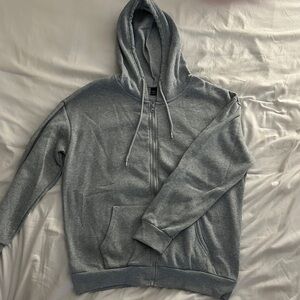NFINITY Men's Zip Up Gray Sweater